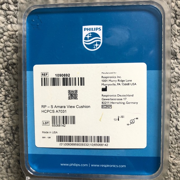 Phillips Respironics Amara View Full Face Cushion Small (New) - Picture 2 of 2